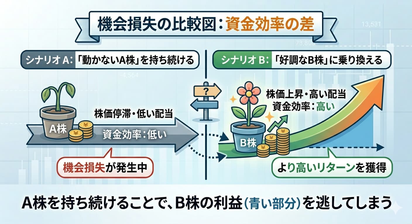 機会損失の図