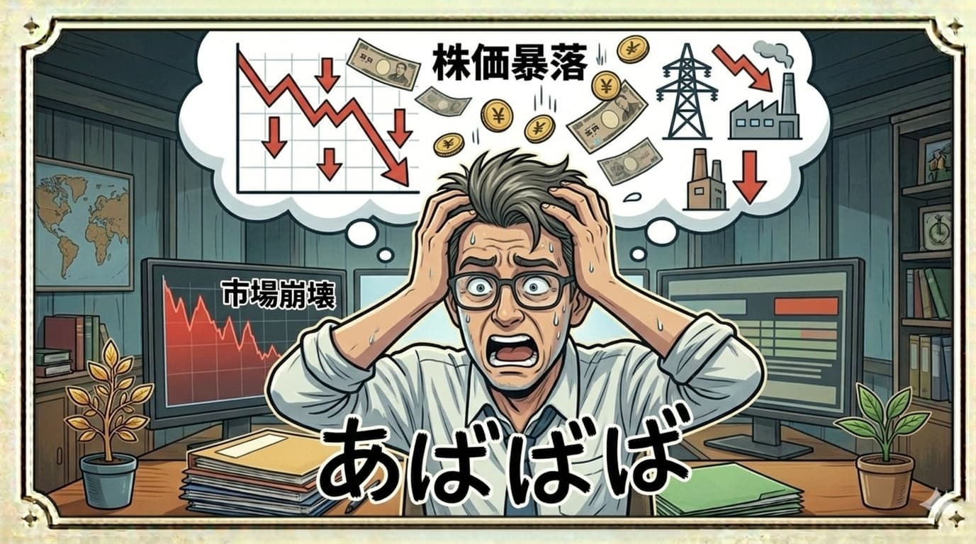 株価暴落?