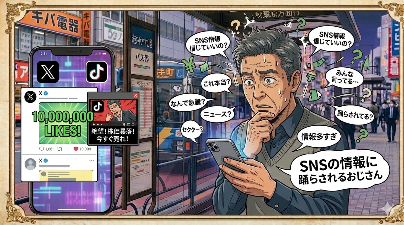 踊らされるおじさん