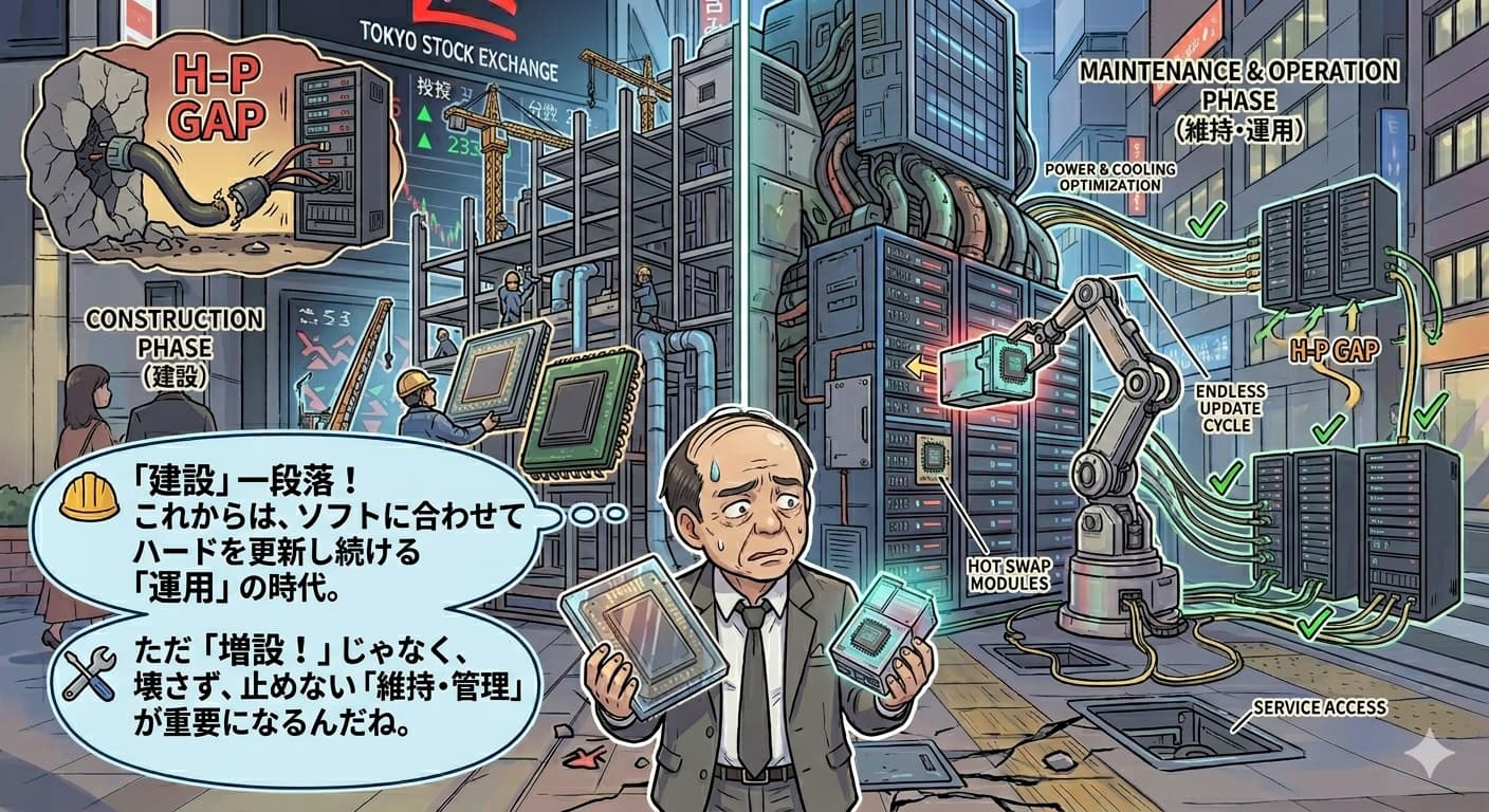 AIデータセンターのフェーズ